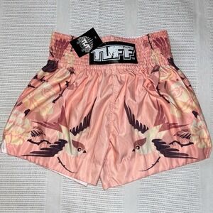 New Tuff Sport Boxing Muay Thai Shorts Women Girls Kick Martial Arts Pink Sz XL